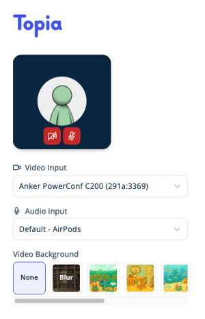 Video Audio Input - Welcome Modal